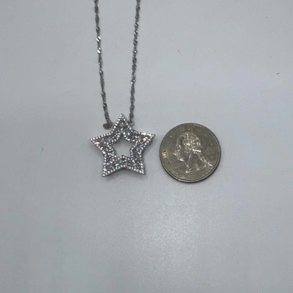 8ct Star Necklace - Picture 9 of 10